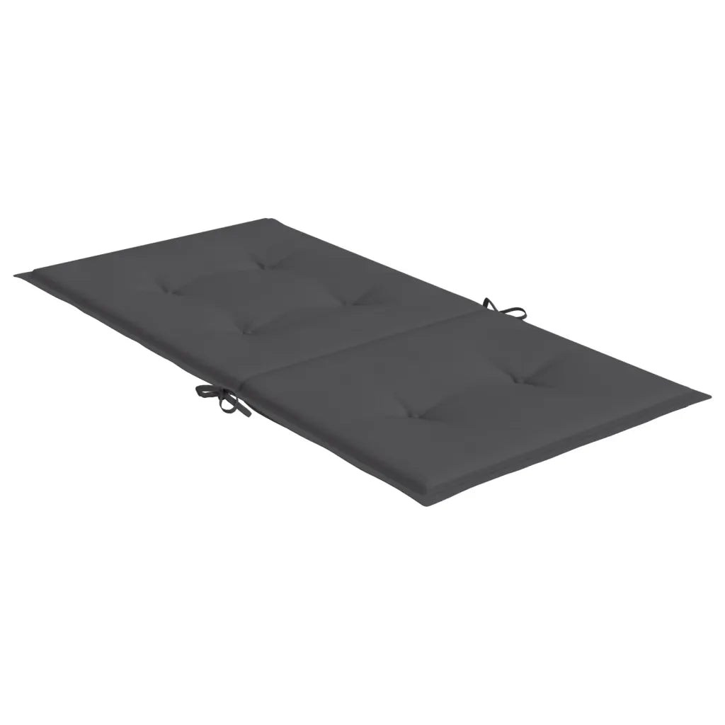 Cuscini per Sedia 2 pz Antracite Tessuto Oxford 47548