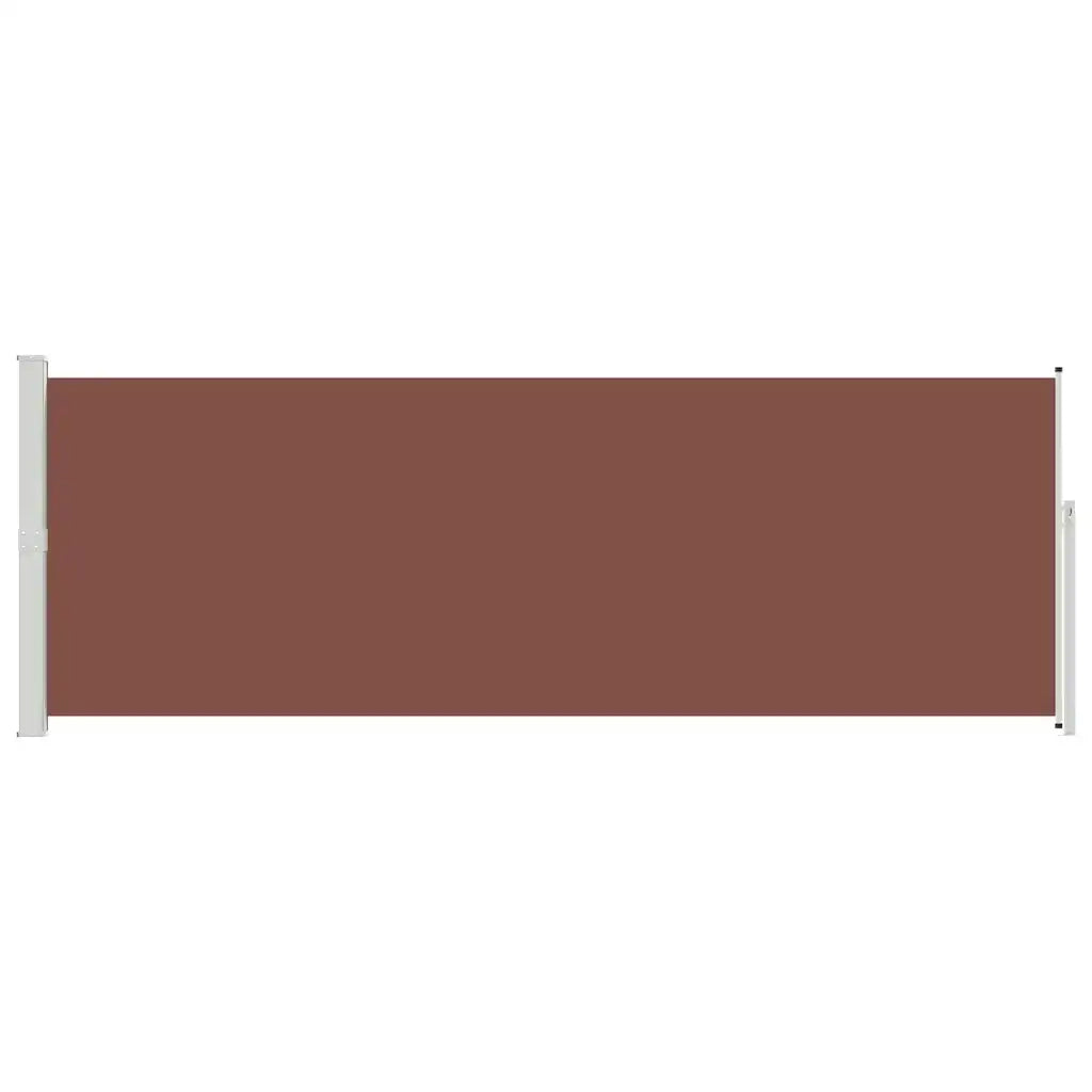 Tenda da Sole Laterale Retrattile 160 x 500 cm Marrone 45465