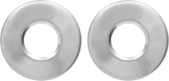 Scala per Piscina con Piastre a Rosetta 2 Pezzi - Copertura per Tubo Ladder 5 Cm - Maniglie di Sostituzione