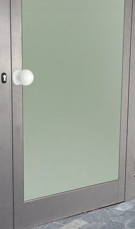 Pomolo fisso per porta SAGUATTI 869/50TB in alluminio bianco lucido