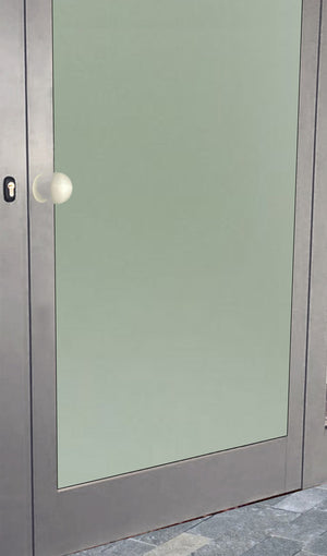 Pomolo fisso per porta SAGUATTI 869/50TOB in alluminio bianco opaco