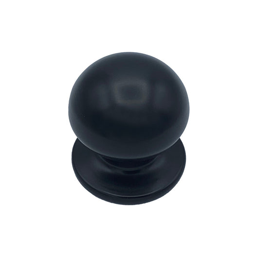 Pomolo fisso per porta SAGUATTI 869/70QOB in alluminio nero opaco