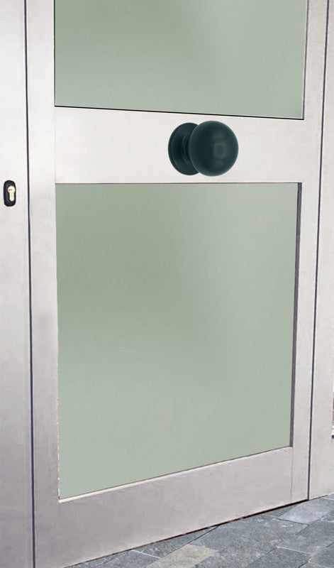 Pomolo fisso per porta SAGUATTI 869/70SAB in alluminio verde opaco