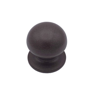 Pomolo fisso per porta SAGUATTI 869/70UAB in alluminio marrone opaco