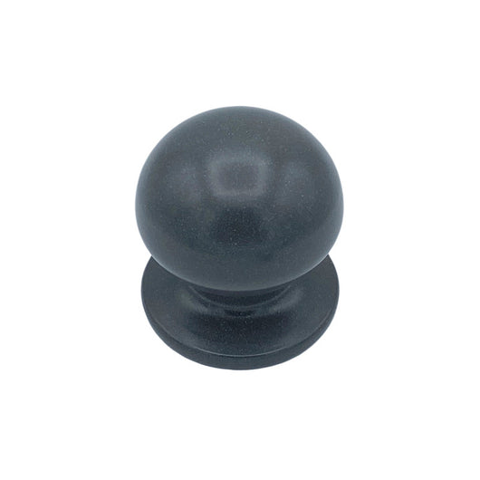 Pomolo fisso per porta SAGUATTI 869/70YAB in alluminio grigio opaco