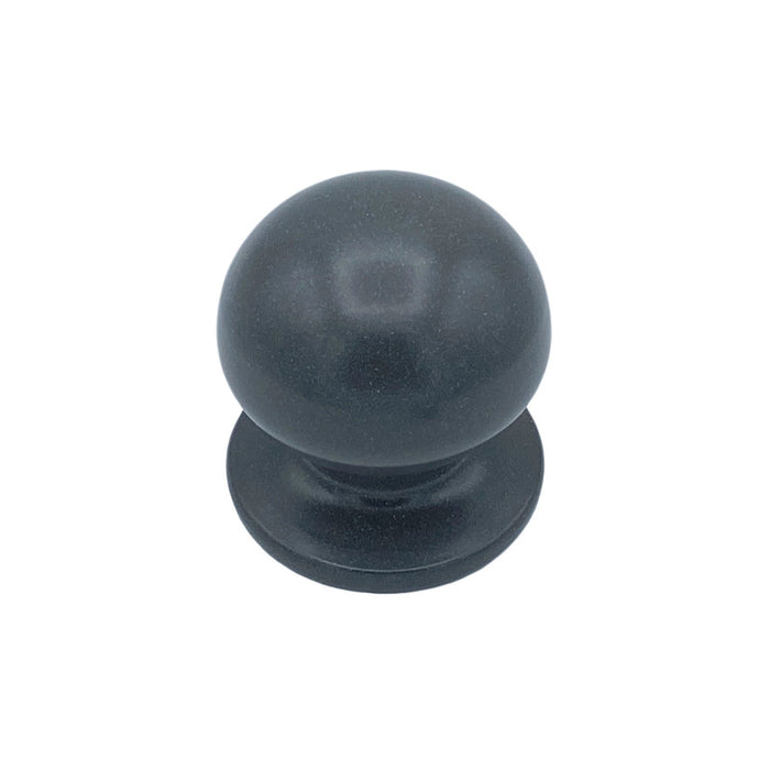 Pomolo fisso per porta SAGUATTI 869/70YAB in alluminio grigio opaco