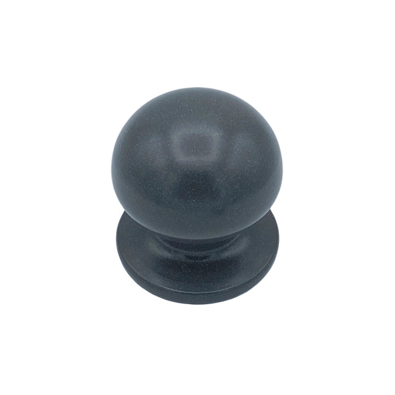 Pomolo fisso per porta SAGUATTI 869/70YAB in alluminio grigio opaco