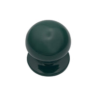 Pomolo fisso per porta SAGUATTI 869/70SB in alluminio verde lucido