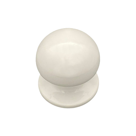 Pomolo fisso per porta SAGUATTI 869/70TB in alluminio bianco lucido