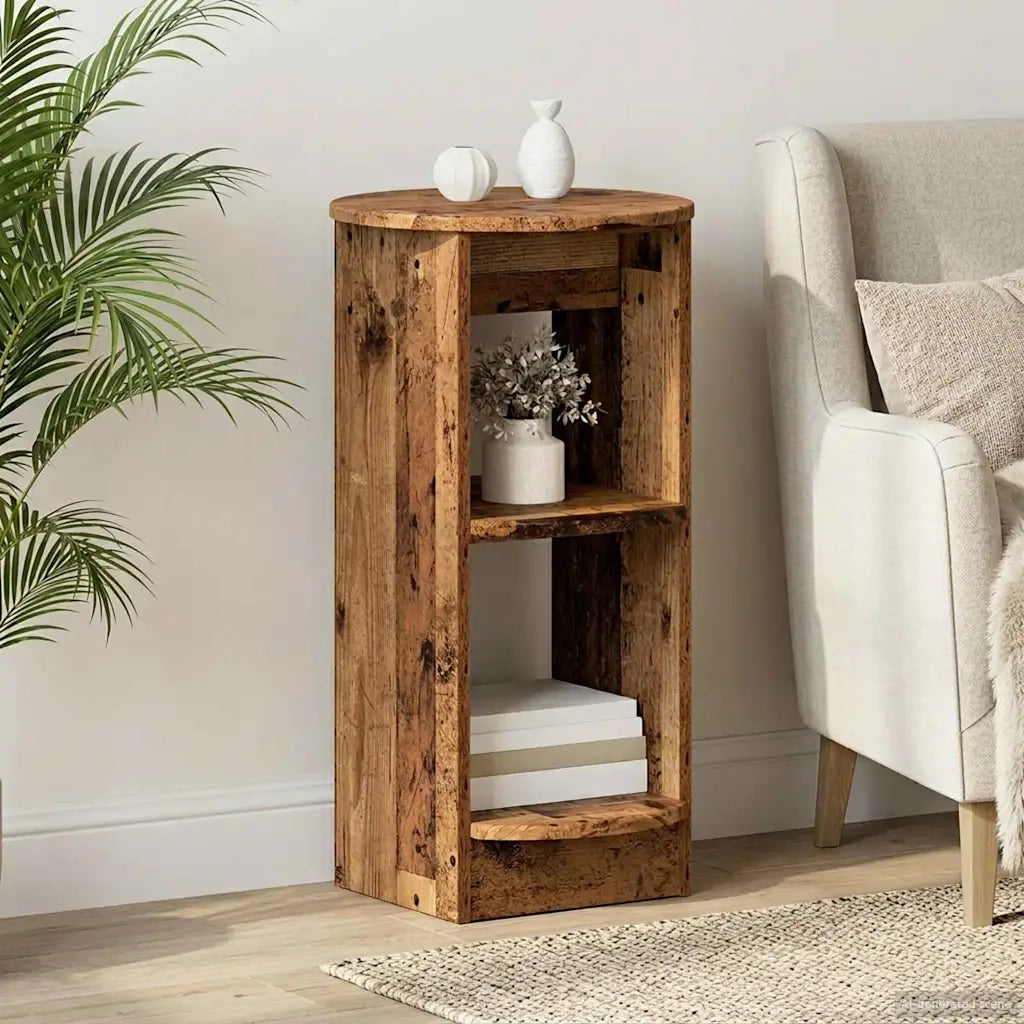 Mobile laterale | Tavolo laterale | Tavolino Legno vecchio 40 x 40 x 75 cm
