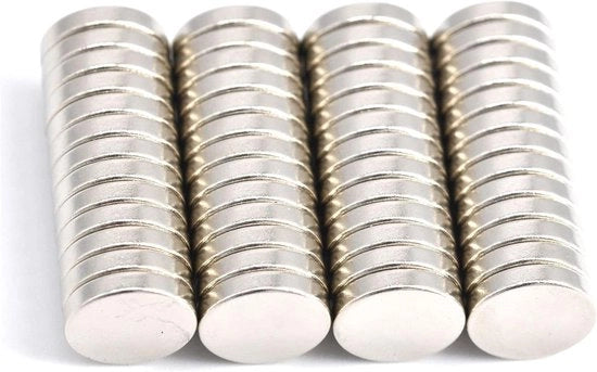 Magnetici neodymium - estremamente forti - 52 pezzi - 10x2 mm