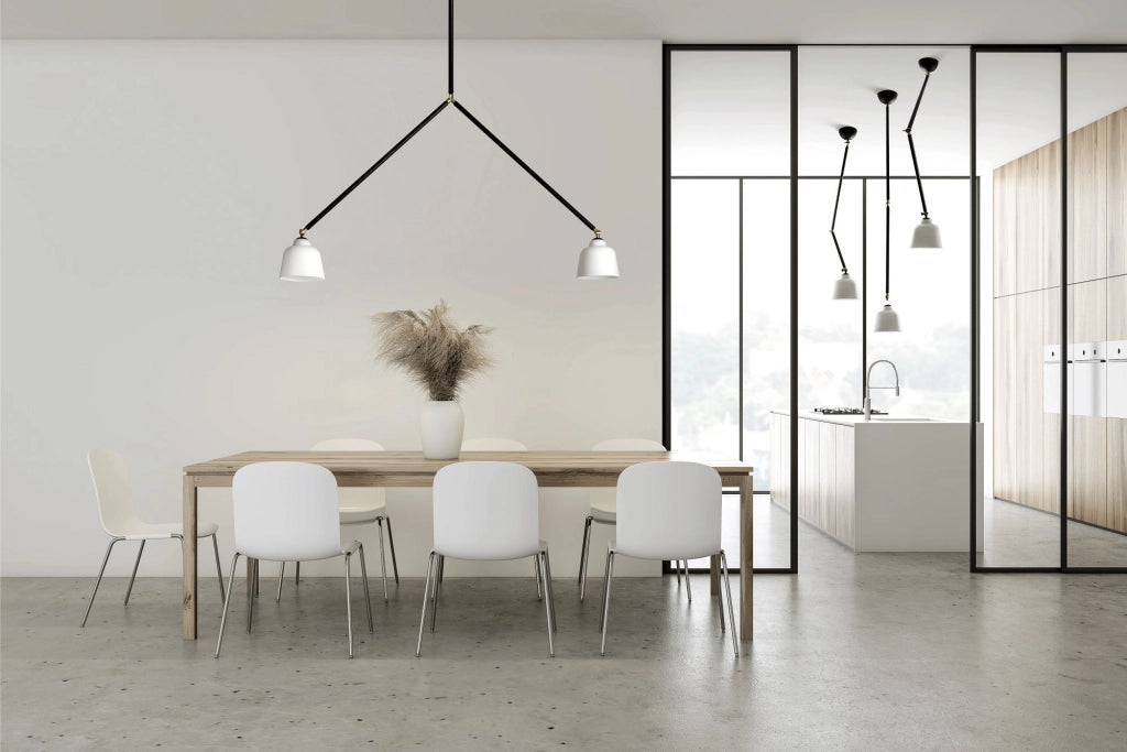 NEORETRO APPLIQUE DA PARETE 1 LUCE GRANDE SNODABILE D.17,5CM MONTATURA NERA DIFFUSORE VETRO BIANCO