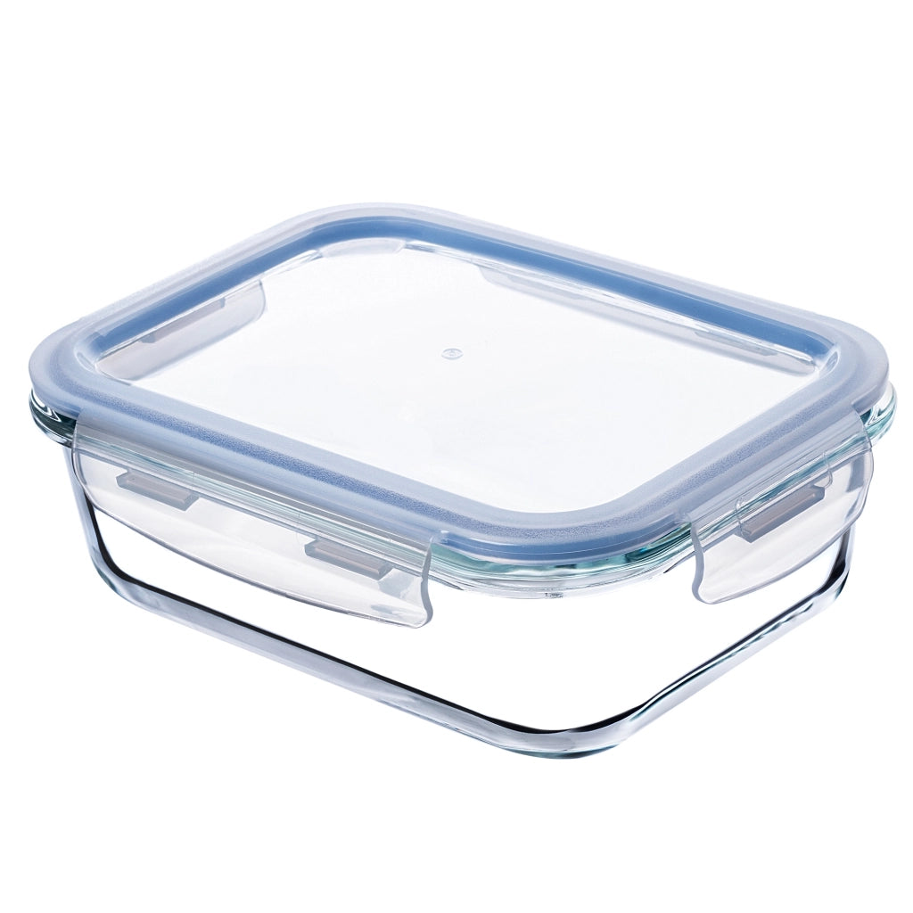 Set di contenitori per alimenti in vetro KADAX, contenitori in vetro con coperchio, portapranzo, 3 pezzi