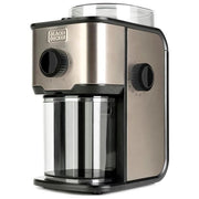 Black+decker BXCG151E Macinacaffe' Elettrico 150W Serbatoio 200g 14 Livelli di Macinatura 12 Tazze colore Inox