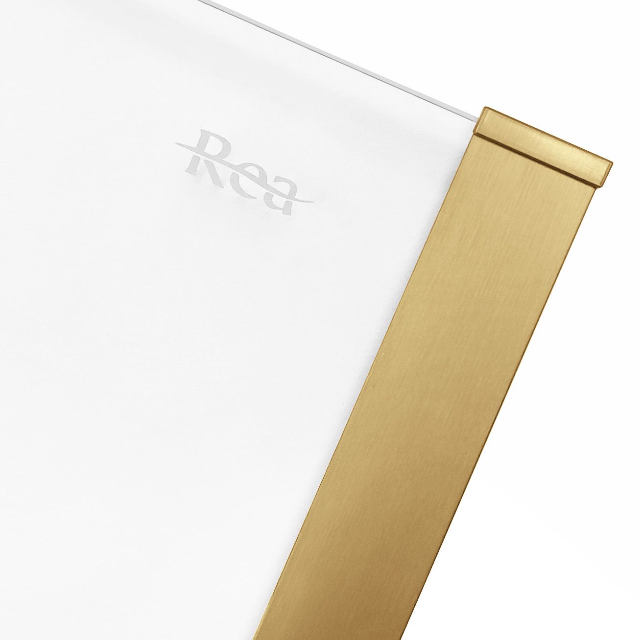 Cabina Doccia Solar Gold Brush 100x80 senza piatto doccia