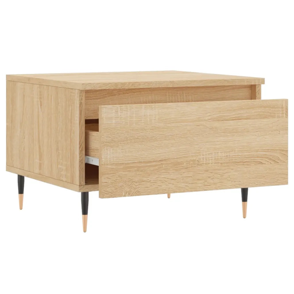 Tavolini Salotto 2pz Rovere Sonoma 50x46x35cm Legno Multistrato 830851