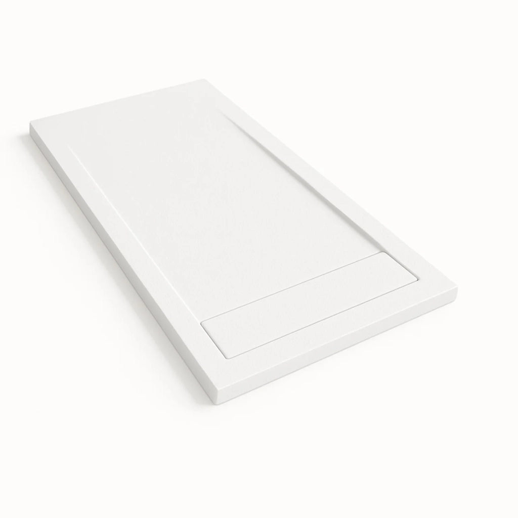 Piatto doccia Bidai con bordo 70X180 cm colore Bianco RAL 9003 griglia Bianca