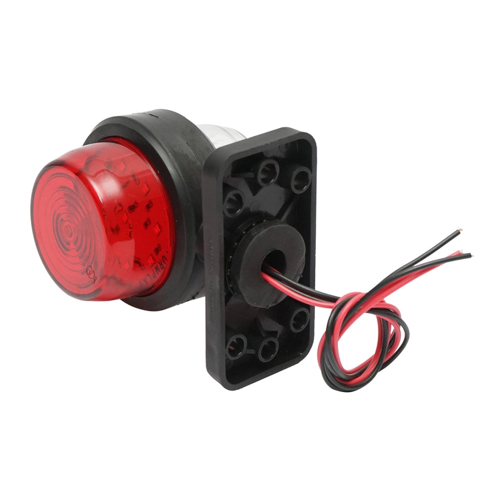 Luce di posizione laterale a LED rotante 12-24 V, bianco-rosso FR0237 Breckner Germany