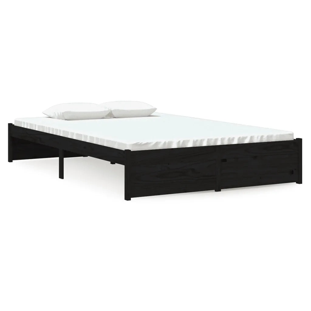Letto matrimoniale | Letto per adulti | Giroletto in Legno Massello 120x190 cm Small Double