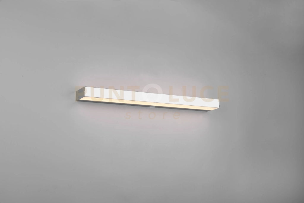 ROCCO H2O APPLIQUE LED 8W 800lm, 3000K BI-EMISSIONE CROMO IP44 L. 60CM