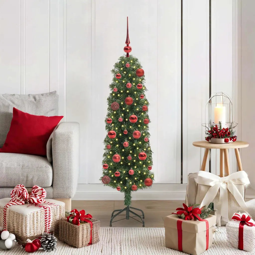 Albero di Natale artificiale con 150 LED Verde 120 cm 3394921