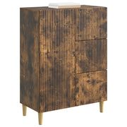 Credenza | Madia | Buffet da pranzo | Armadio da pranzo Rovere Fumo 66 x 34,5 x 90 cm Legno ingegnerizzato