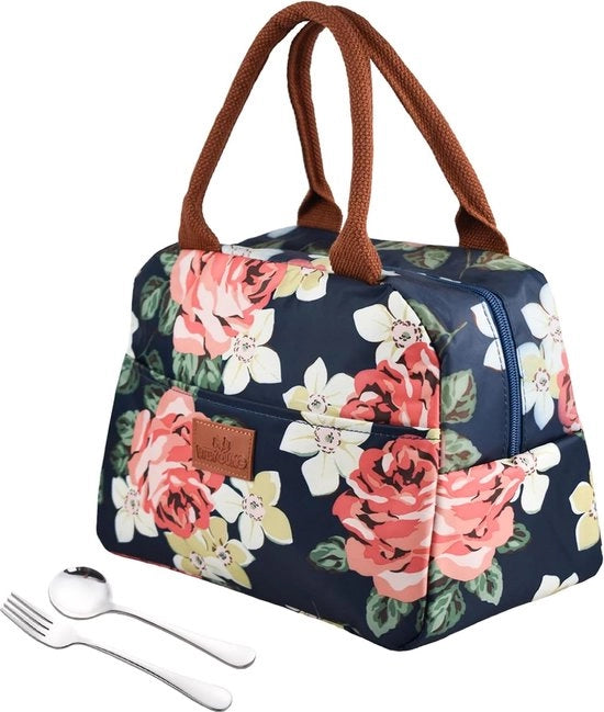 Borsa isolante per pasti. Borse di isolamento per temperatura per campeggio/lavoro/scuola. Una piccola borsa per pasti per donne/studenti.