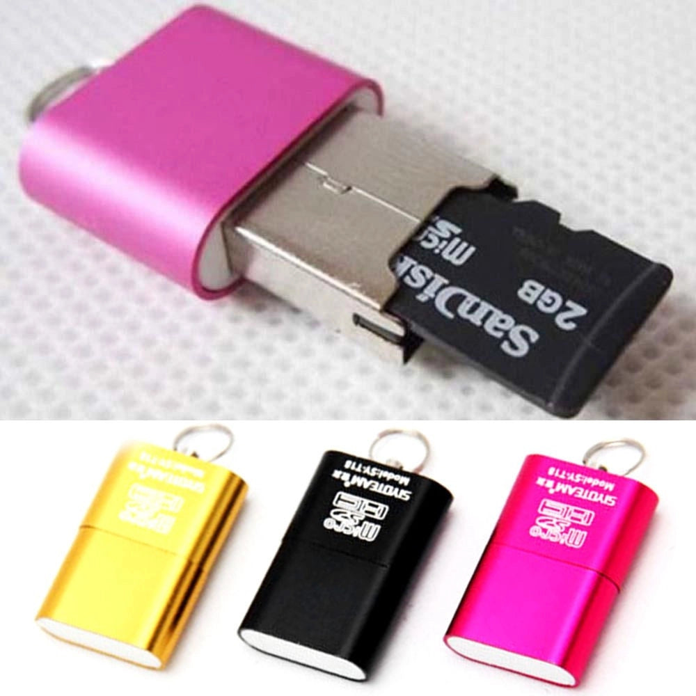 Trade Shop - Lettore Di Memoria Memory Card Reader Usb 2.0 T-flash Adattatore Per Pc Notebook -