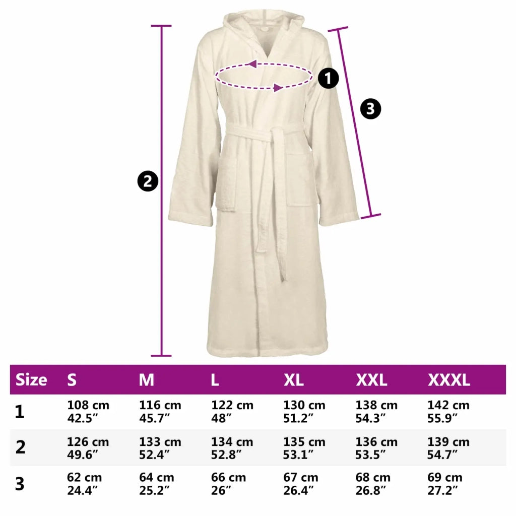 Accappatoio KINN Crema XL Cotone CFW8378474