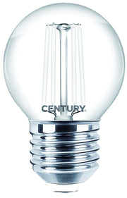 Century LAMPADA A FILAMENTO LED INCANTO WHITE SFERA E27 Luce calda  4,5 W - 470 lumen 10.00 pz