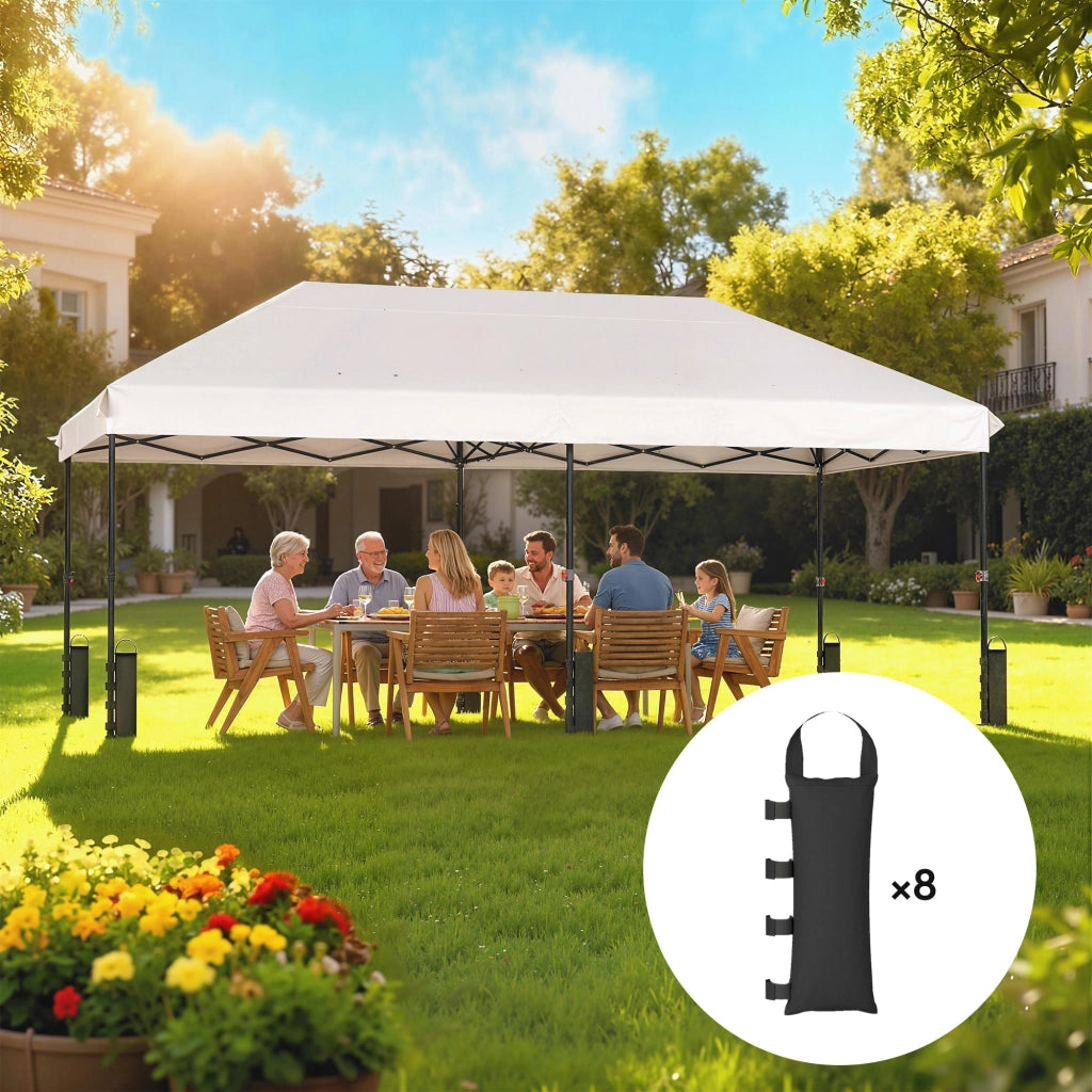 Set di 8 Borse Zavorra per Tenda ¨C Zephmum ¨C Nero
