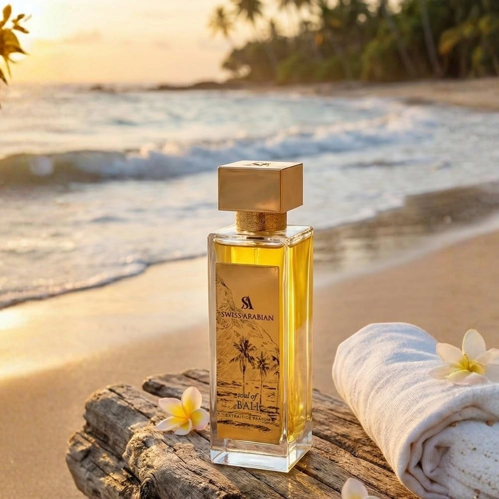 Soul of Bali Extrait Spray Unisex 100 ml – Profumo di lusso di lunga durata per uomo e donna – Profumo esotico con note floreali orientali