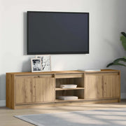 vidaXL Mobile TV Marrone 182 x 34 x 50 cm Legno multistrato