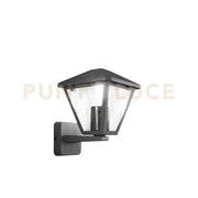 APPLIQUE UP PRISMA ANTRACITE 1 LUCE ATTACCO E27 IP44 16X19,1X21,8CM