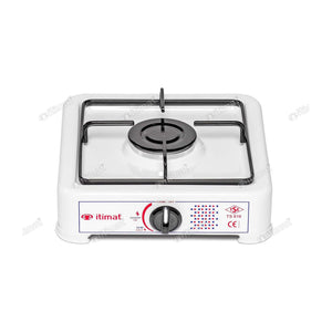 Fornello A Gas Gpl 1 Fuoco Bianco Alta Qualità Itimat