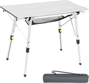 Tavolo da Campeggio Ripiegabile 3ft - Tavolo da Picnic Portatile e Regolabile per Esterni, Leggero e Compattibile