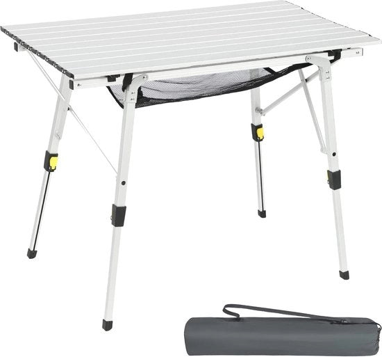 Tavolo da Campeggio Ripiegabile 3ft - Tavolo da Picnic Portatile e Regolabile per Esterni, Leggero e Compattibile