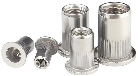 Viti a clip M3 in acciaio inossidabile - 10 pezzi - Elementi di fissaggio - Per materiali sottili - Viti a clip - Adatti per viti a dado