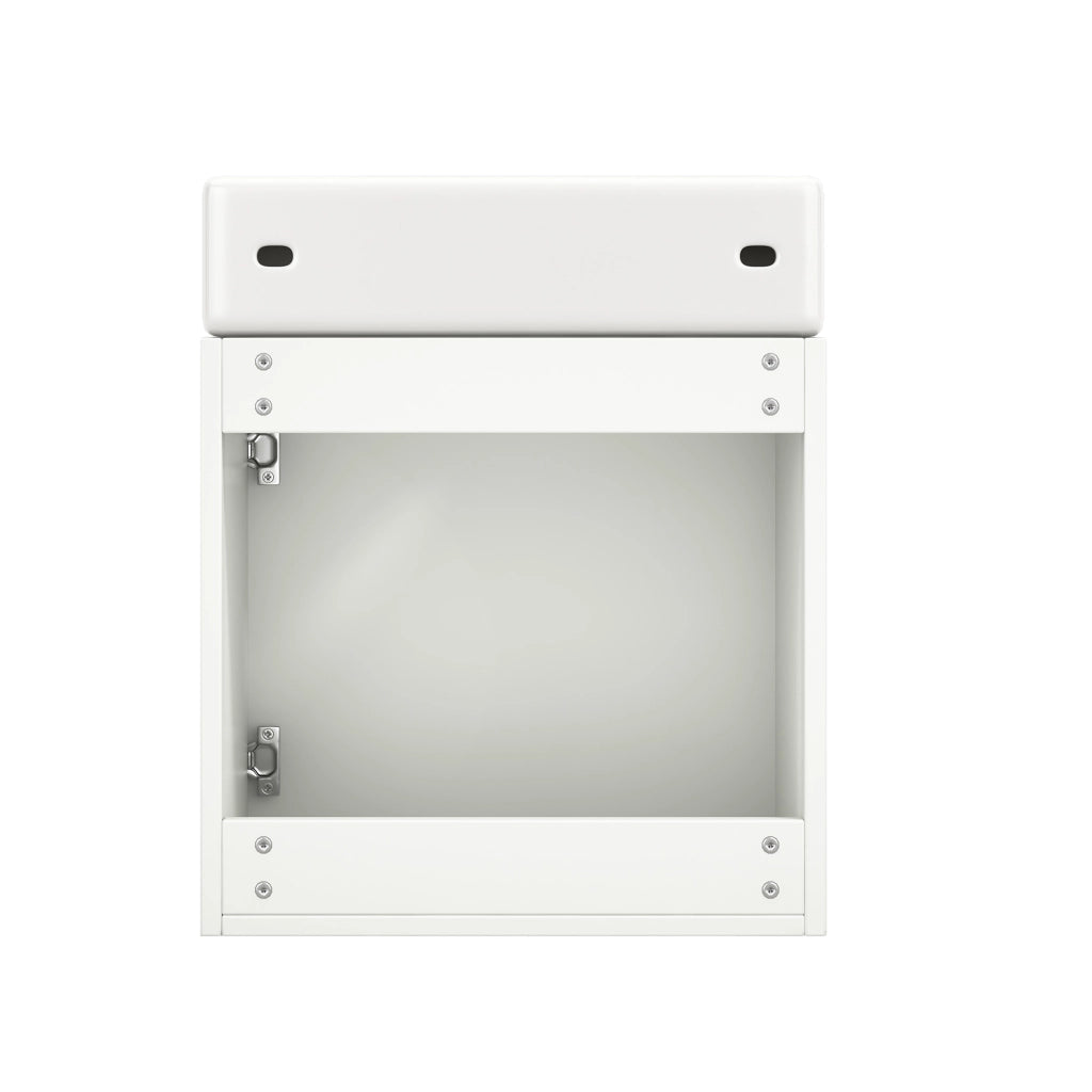 Mobile sottolavabo con 1 anta; ampio spazio contenitivo e chiusura ammortizzata; per bagno; 62 × 54 × 26 cm