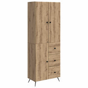 Set di armadi 2 pcs Rovere Artigianale Legno ingegnerizzato