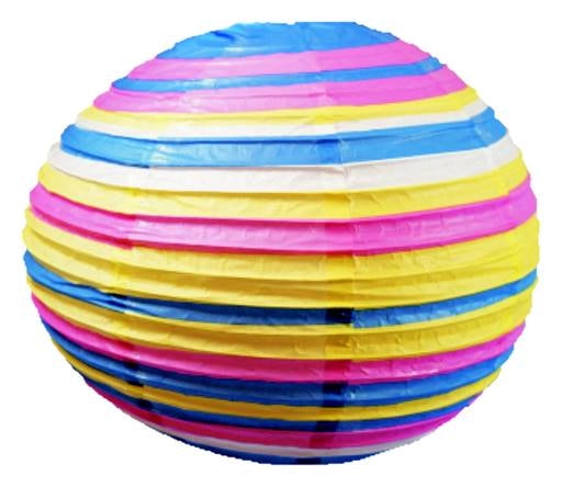 Paralume carta Kokon sfera 40cm rosa/blu E27 Candellux