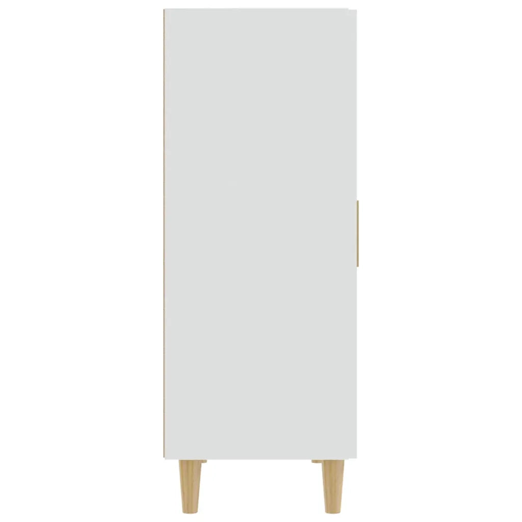 Credenza Bianca 70x34x90 cm in Legno Multistrato cod mxl 7500