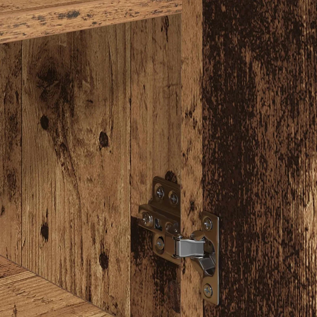 vidaXL Credenza Legno antico 60 x 31 x 70 cm Legno multistrato