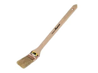 PENNELLO RADIATORE SETOLA BIONDA LUNGA SERIE 595- - mm.20 - manico in legno - 12 pezzi CINGHIALE