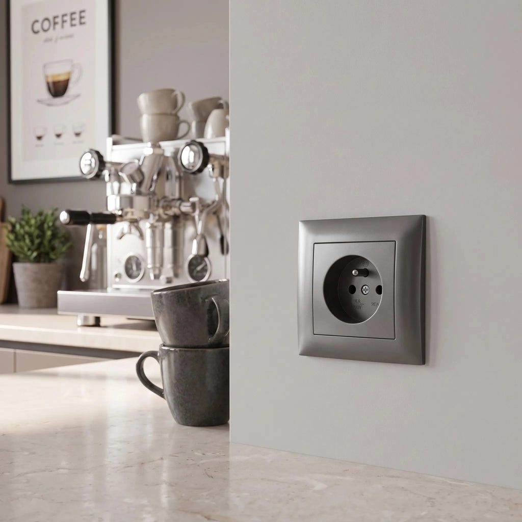 Placca Singola Per Prese Oste Jnh013-1f Grey