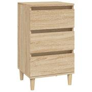 Comodino | Armadio da Notte | Mobiletto da notte Rovere Sonoma 40x35x70 cm in Legno Multistrato
