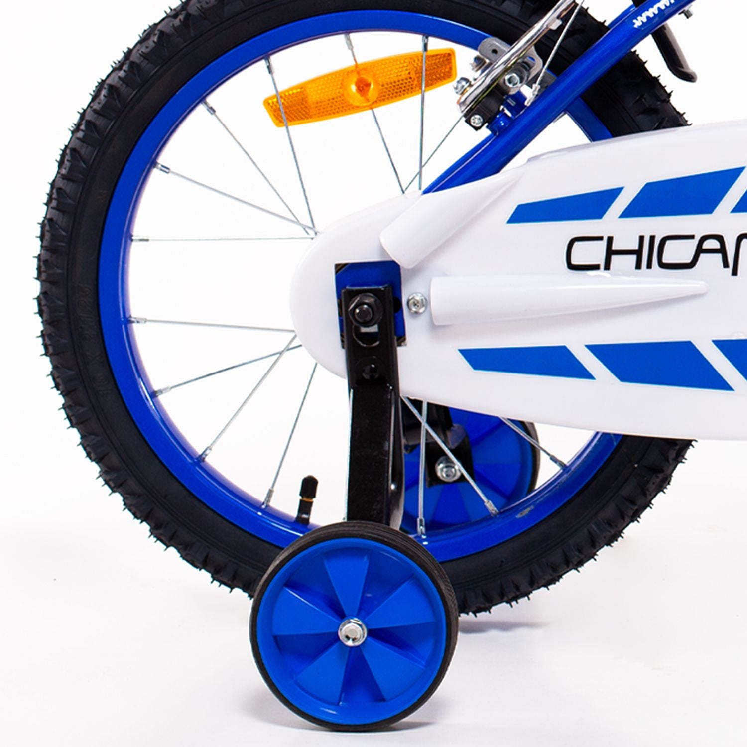 SCH CHICANE 16", bicicletta per bambini, adatta a bambini tra i 5 e i 7 anni, per altezza tra 105 e 135 cm, con campanel