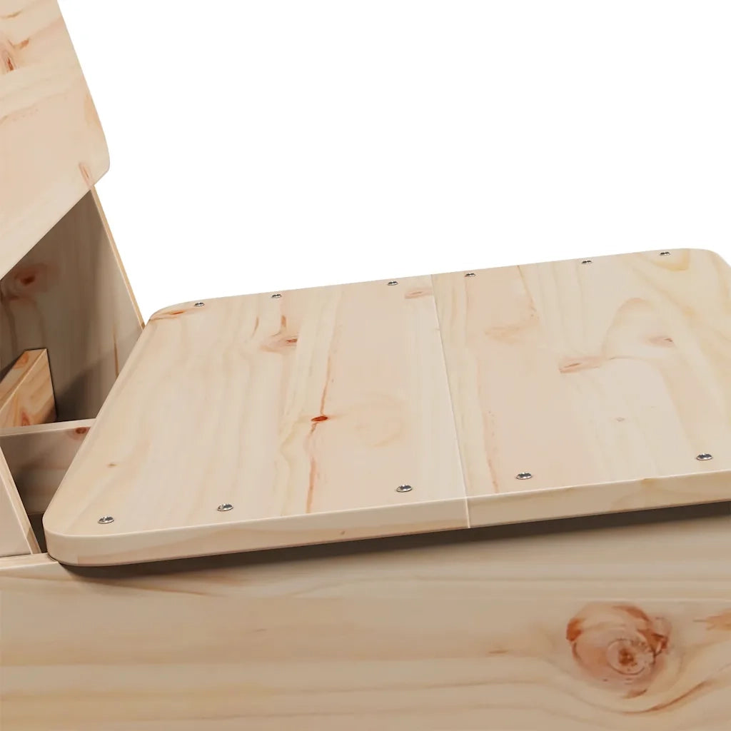 vidaXL Sedia da Giardino 60x64x70,5 cm in Legno Massello di Pino