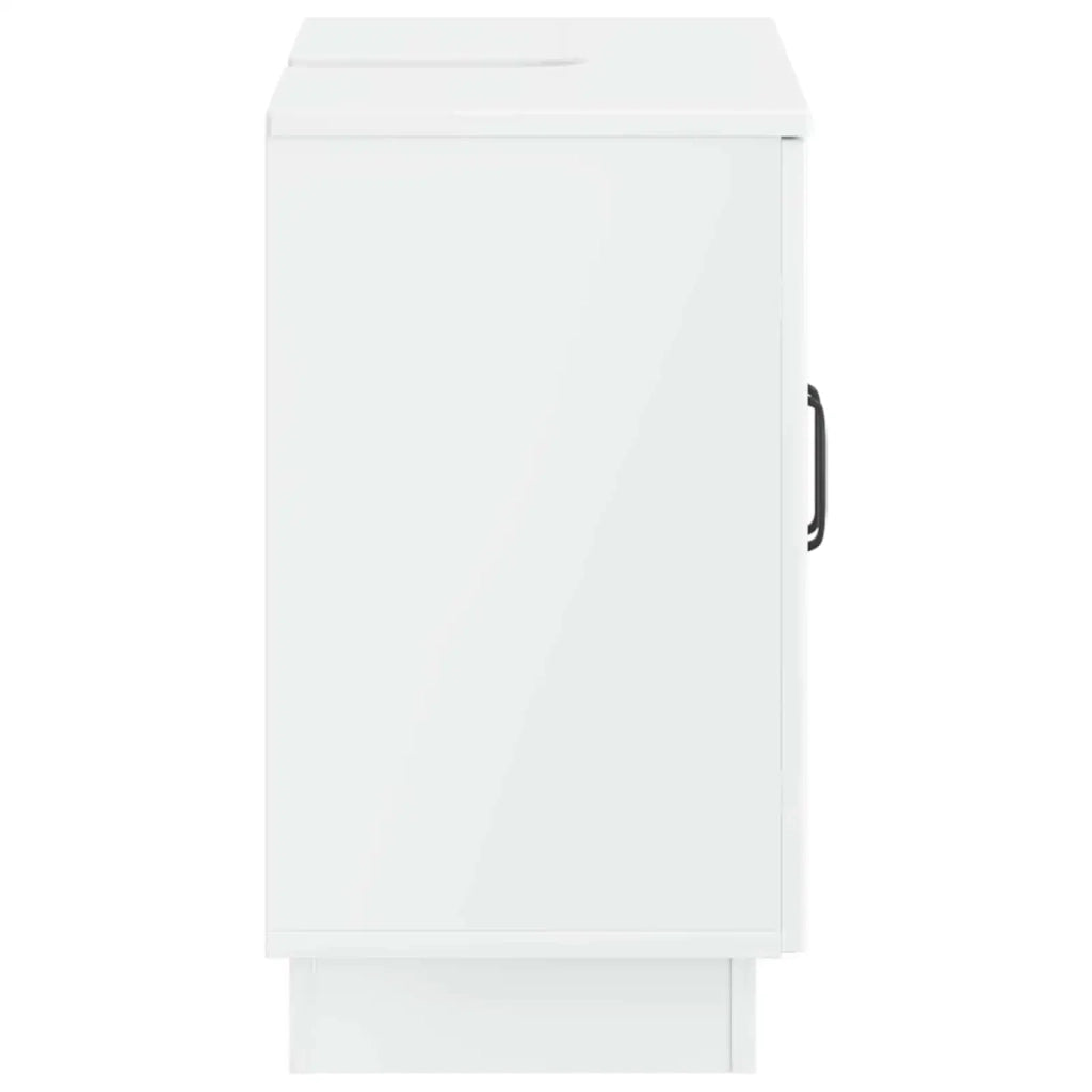 Armadio per Lavabo da Bagno HOORN Bianco Lucido 897229