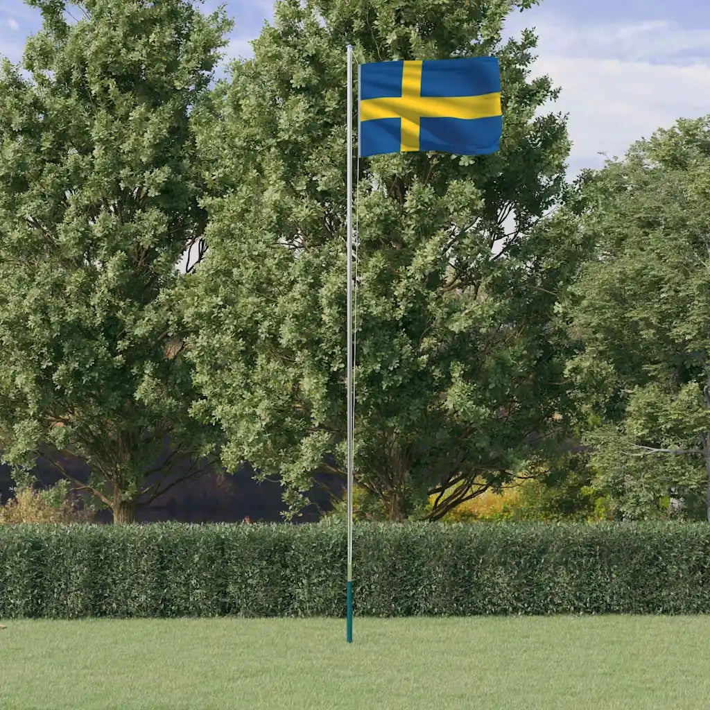 Asta e Bandiera Svezia 6,08 m Alluminio CFW8548960